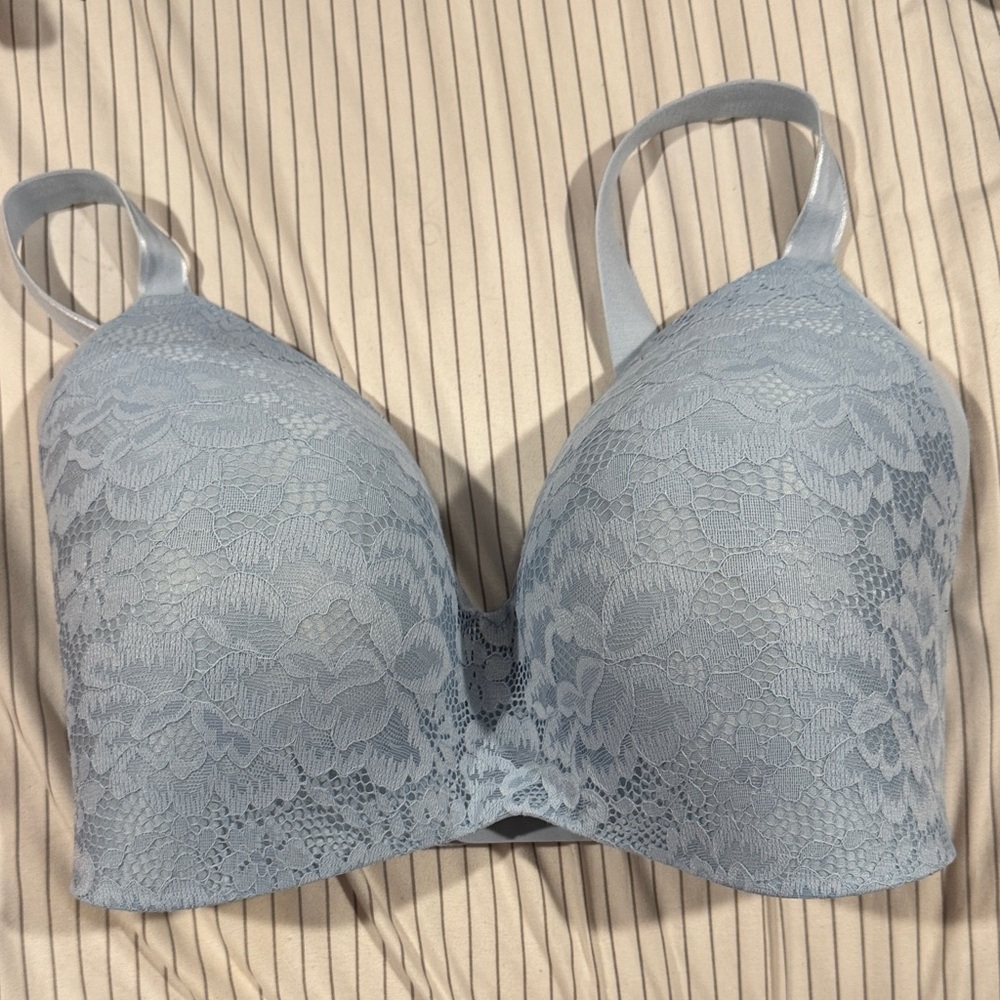 Knix Light Blue Lace Bra